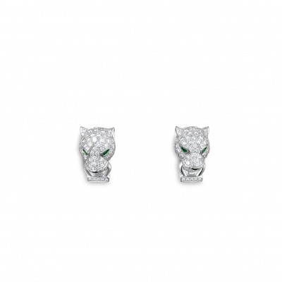 CARTIER PANTHÈRE WHITE GOLD DE CARTIER EARRINGS N8503200